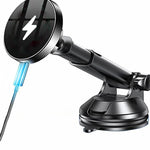 UYUXIO Car Mount Charger | 30W Magnetic Wireless Car Phone Holder for iPhone alternate view