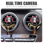 Cat Pilot Rotating Car Air Freshener Vent Clip | DIY Fragrance Aroma Diffuser Ornament close-up view