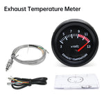 52mm 2 Inch Car Gauge Set | Water Temp Oil Temp Oil Pressure Voltmeter Boost Exhaust G close-up view