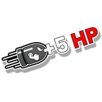 Car Stickers Creative Plus Horsepower Body Stickers + 100HP Full of Blood Scratches Decorative Stickers