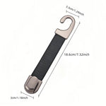 Alloy Headrest Hook, Silent Anti-Slip Seat Back Rack, Premium Business Car Storage Ac alternate view