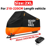 For KTM Ready to Race Adv Duke 390 690 790 890 1190 Rc Motorcycle Cover Thick 210D Wa lifestyle view