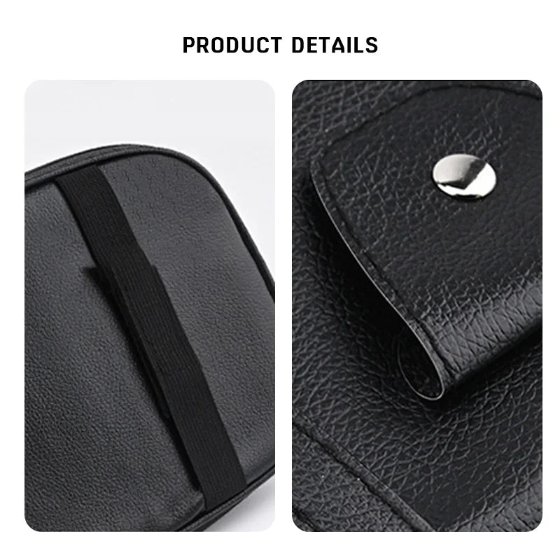 Car Sun Visor Organizer Multi-Pocket Zipper Storage Pouch