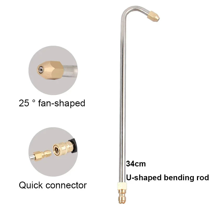 25° & 90° Angle High Pressure Water Gun Nozzle | V-Shape Spray Tool for Car Washing additional angle