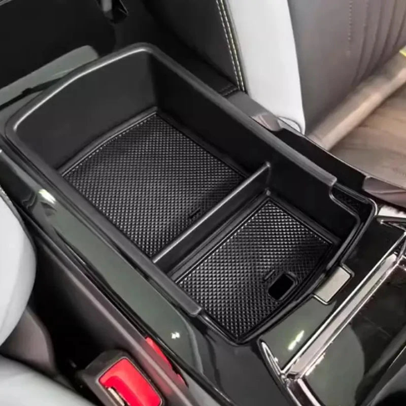 Car Armrest Storage Box Center Console Organizer Tray Pallet Holder For VOLKSWAGEN VW ID4 ID.4 ID 4 ID6 ID 6 ID.6 Accessories