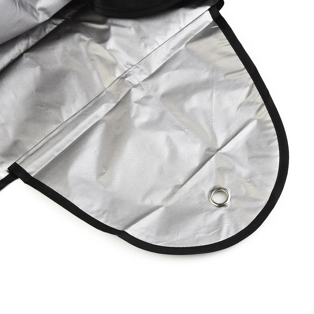 Foldable Car Windshield Snow Cover | 70cm x 150cm Frost and Ice Shield additional angle