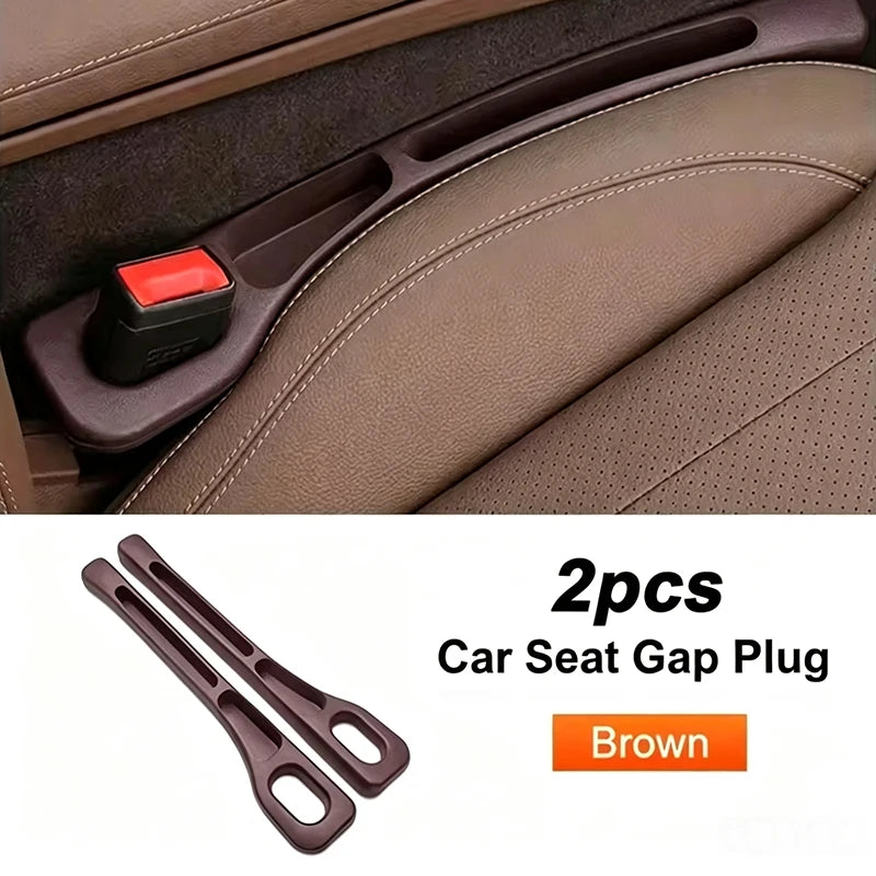 2Pcs Car Seat Gap Filler With Key & Phone Holder, Durable EVA Multi-Slot Auto Interior Storage Organizer Accessories