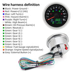Multifunctional GPS Speedometer Tachometer Odometer | 7-in-1 Car Motorcycle Gauge alternate view