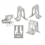 10-50PCS Metal Retainer Clip Car Center Console Metal Fixing Clips DVD Base Interior Buckle U Iron Clamps Instrument Panel Clip