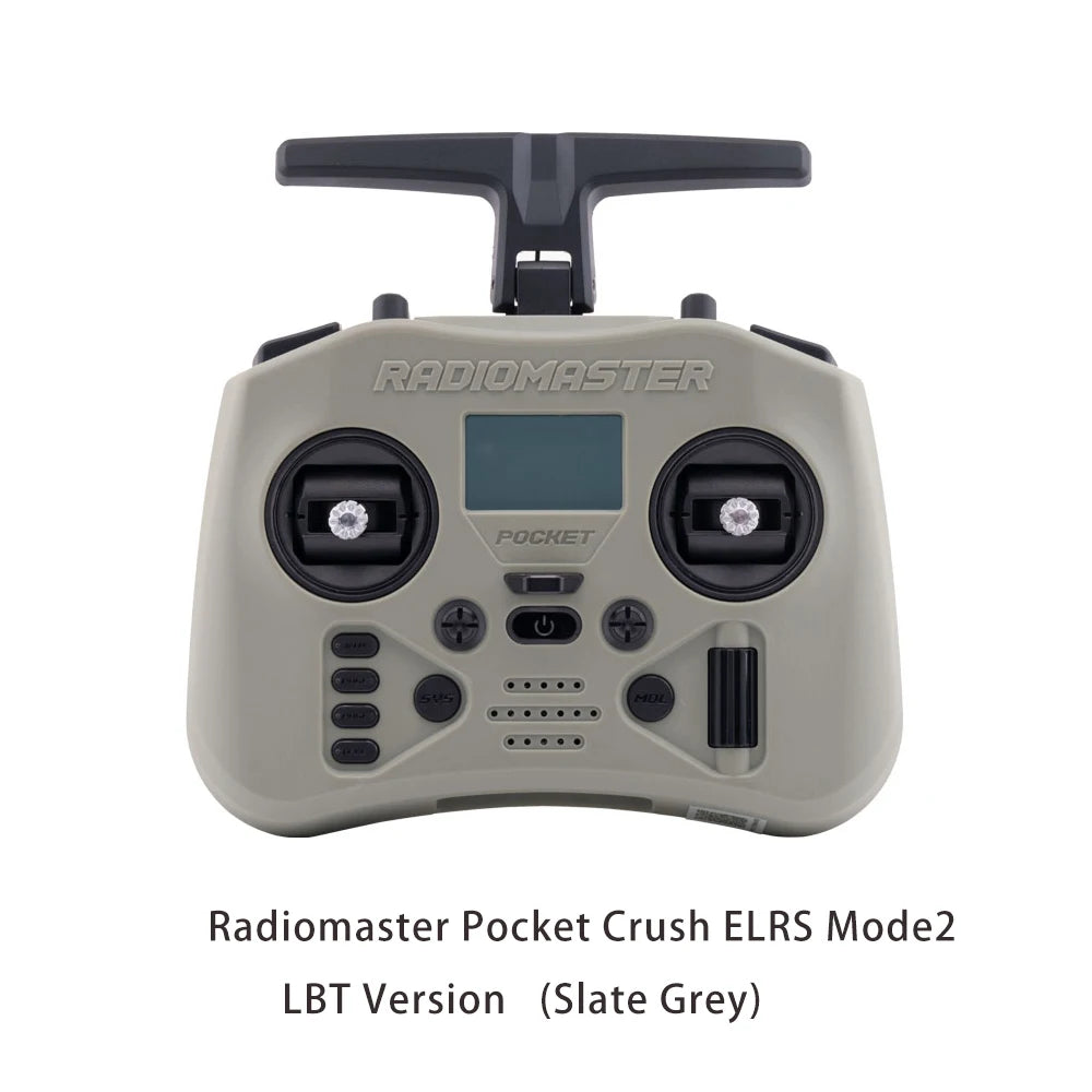 RadioMaster Pocket Crush Preinstalled EdgeTX ExpressLRS Hall Gimbal Transmitter Remot lifestyle view