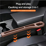 2Pcs Car Seat Gap Filler With Key & Phone Holder, Durable EVA Multi-Slot Auto Interior Storage Organizer Accessories