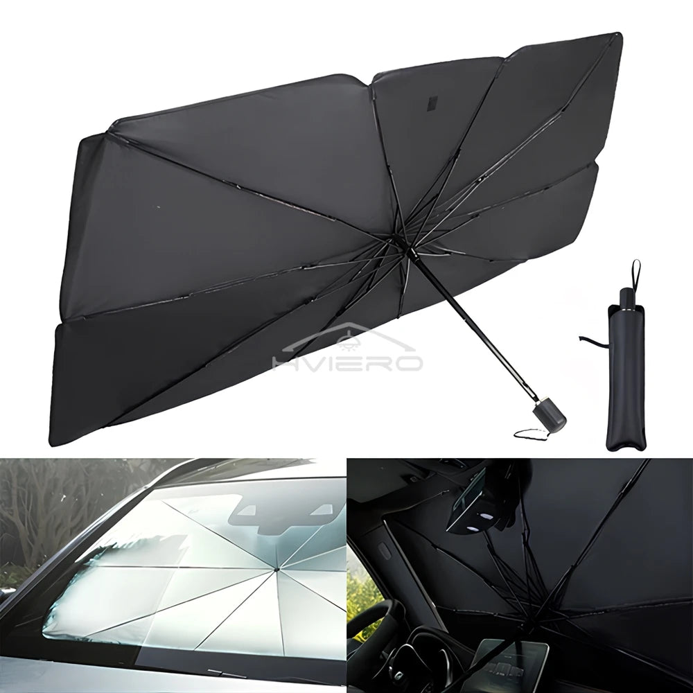 Multi Purpose Convenient Foldable Car Windshield Sunshades Interior Protechor Accesso alternate view
