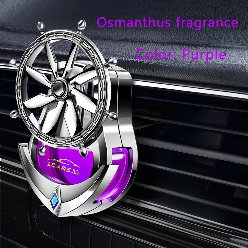Car Air Freshener Vent Clip | Aromatherapy Essential Oil Rotating Ornament alternate view