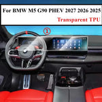 TPU PPF Protection Film For BMW M5 G90 PHEV 2027 2026 2025 LCD GPS Navigation Gear Pa lifestyle view