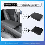 Tesla Model Y 6-Seat Armrest Box Cover | Center Console Protector detail view