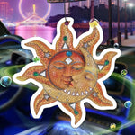 Mosaics Sun Moon wall decoration pendant popular style car incense car perfume perfume lasting fragrance pendant air outlet frag