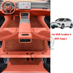 RHD LHD For BYD Sealion 8 ATTO 8 Tang L EV DMI 2026 PU leather Custom Car Floor Mats Waterproof Carpet Auto Interior Accessories