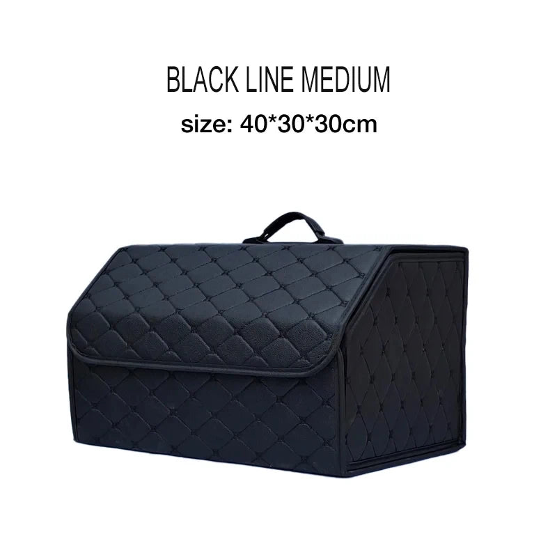 Car Trunk Organizer Box with Large Capacity Storage Bag