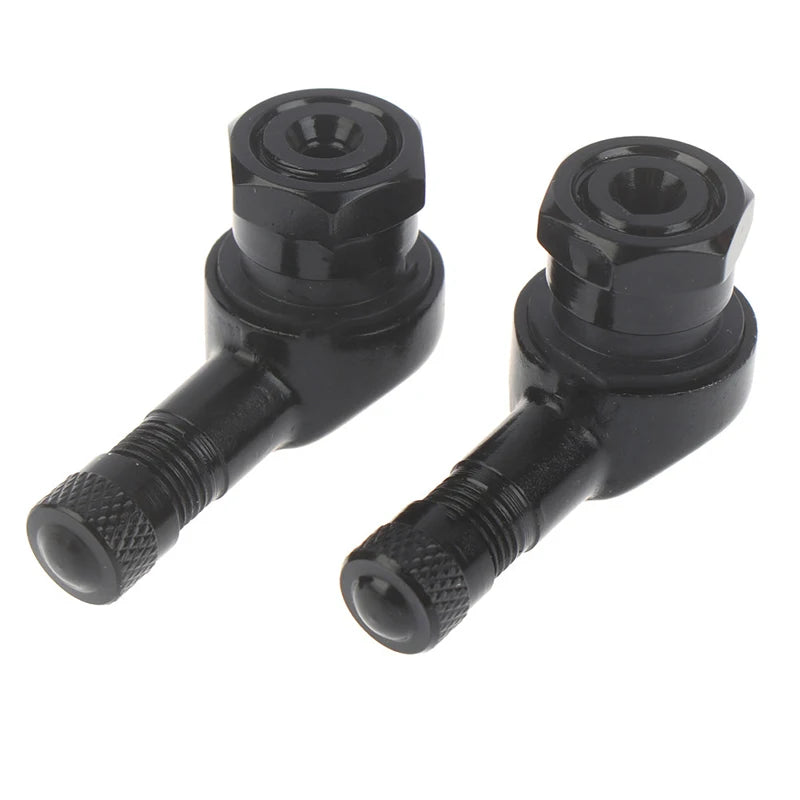 2* Aluminum Alloy Motorcycle Valve Stems | 90 Degree Tubeless Tire Valve for Rims detail view