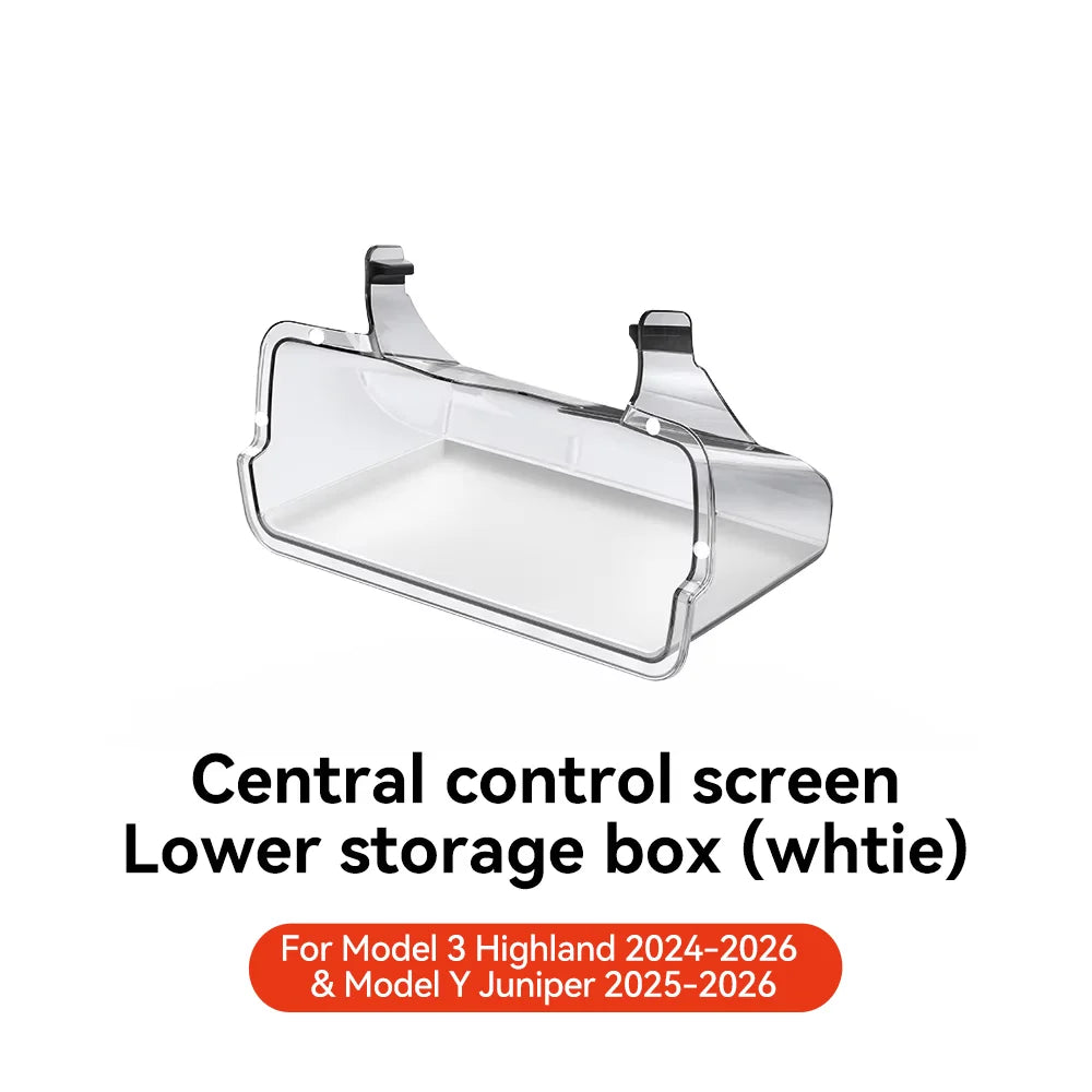 For Tesla Model 3 Y Highland Juniper 2021-2026 Storage Box | Hidden Center Console Organ detail view
