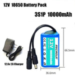 12V 18650 Lithium Battery Pack with BMS and Charger additional angle
