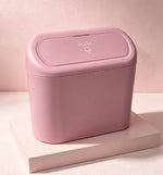 Car Trash Can, Mini Leakproof Trash Can for Car Desk, Thickened Garbage Bags Included lifestyle view