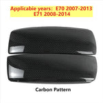 E70 E71 Car Center Console Armrest Box Panel Trim For BMW X5 E70 2008-2013 X6 E71 2008-2014 Storage Box Cover ABS Carbon Fiber