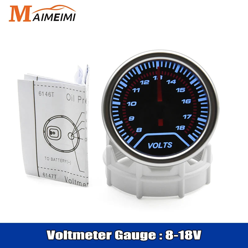 2" 52mm Exhaust Gas Temperature Gauge | LED Display for Car Racing 12V close-up view