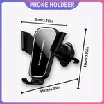 Car Phone Holder Air Vent Clip Mount For 5-7 Inch Mobile Devices