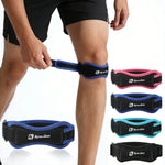 1 Piece Knee Patellar Tendon Knee Support Strape Brace Adjustable Shock Absorption Compression Knee