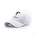 Tesla Emblem Baseball Cap | Outdoor Sports Hat for Tesla Enthusiasts lifestyle view