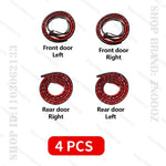 Double Layer Car Door Seal Strip | Soundproof Dustproof Sealing Protector for Tesla Mo close-up view