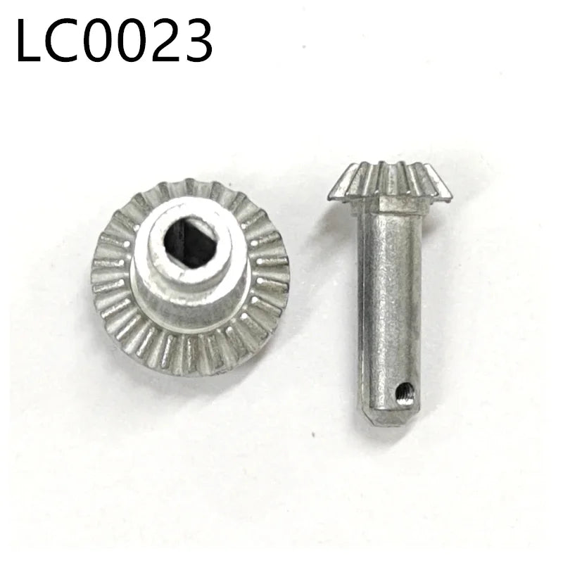 1/18 LDRC LD18401 LD18499 Modified Accessories Receiver Tire Motor Gearbox Servo Gear close-up view