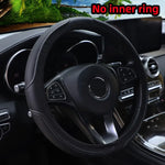 Leather Steering Wheel Cover for 14.5-15 Inch Wheels alternate view