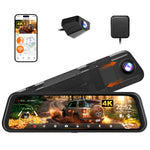 Dash Cam 4K+1080P M40 Front and Rear with Voice Control ADAS and GPS