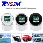 52mm GPS Speedometer Odometer | LCD Speed Gauge with GPS Antenna for Boat Car Motorcycle