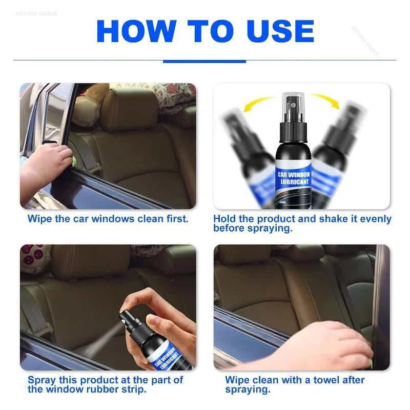 Universal 60ml Window Lubricant Cleaning Agent Rubber Door Rubber Strip Car Softening Ma detail view