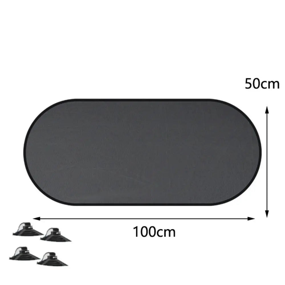 Car Sun Shade Mesh Foldable Window Sunshade additional angle