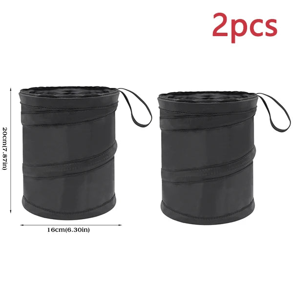 Car Trash Can Leak-Proof Collapsible PVC Pop Up Garbage Bin detail view