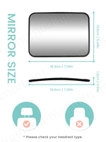 Car Mirrors for Baby Car Seat Shatterproof Mirrors Adjustable Rear-Facing Mirror for alternate view