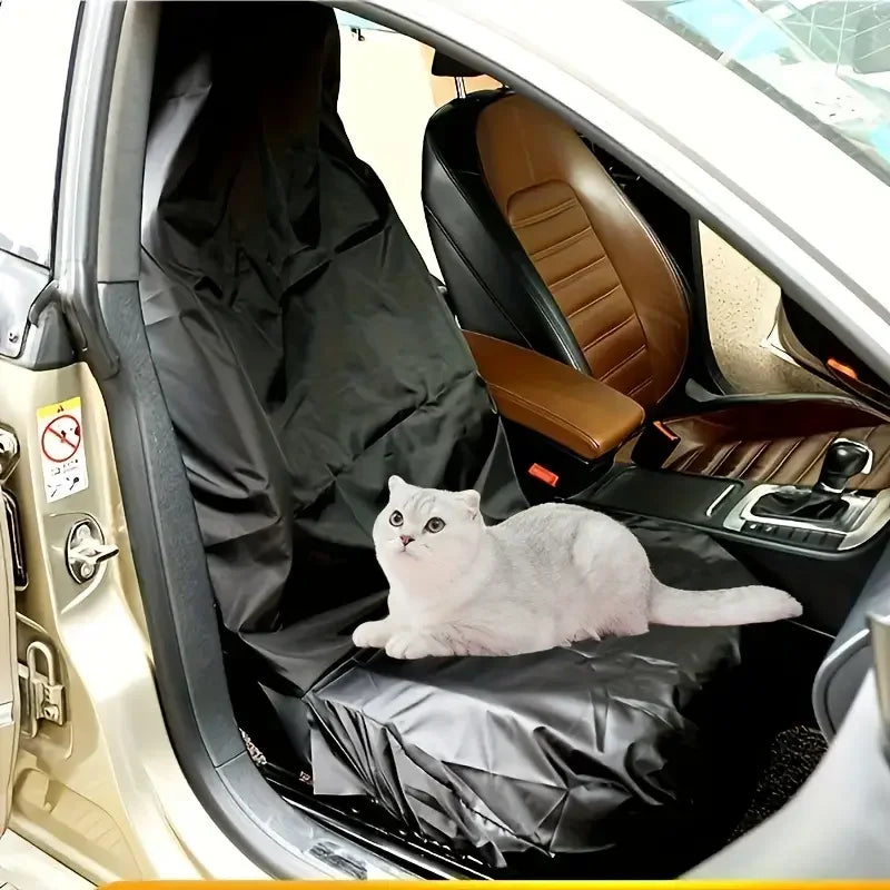 Universal Car Seat Protective Cover Anti-Pollution Black Seat Cover Interior Seat Mat Waterproof Dust Cover Accessories Black