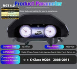 12.3 Inch Digital Dashboard Cluster for Mercedes Benz E/A/C Class W212 W207 W176 GL additional angle