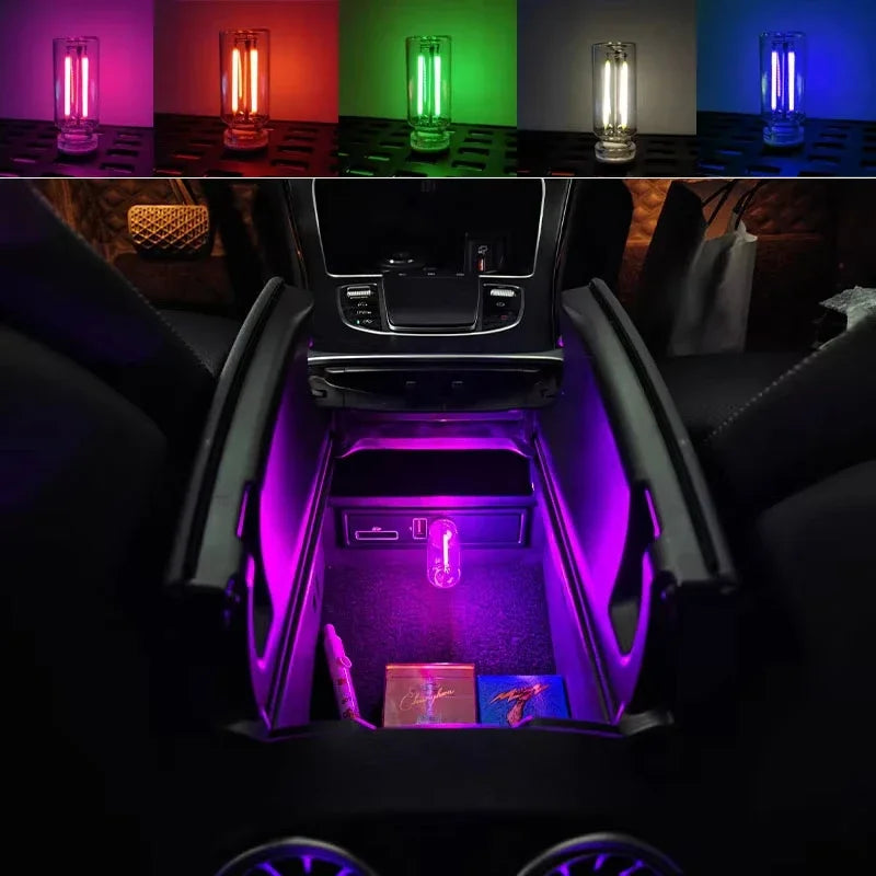 Touch Dimmable USB LED Filament Night Light detail view
