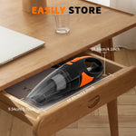 Rechargeable Cordless Handheld Car Vacuum Cleaner | Mini Dual Purpose Home and Auto additional angle