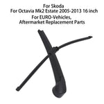 Rear Windscreen Wiper Arm Blade for Skoda Octavia Mk2 Estate 2005-2013 | 16 inch detail view