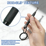 Rotating Release Tool: Stainless Steel + Aluminum Alloy, with Key Ring, Fits All Stand close-up view