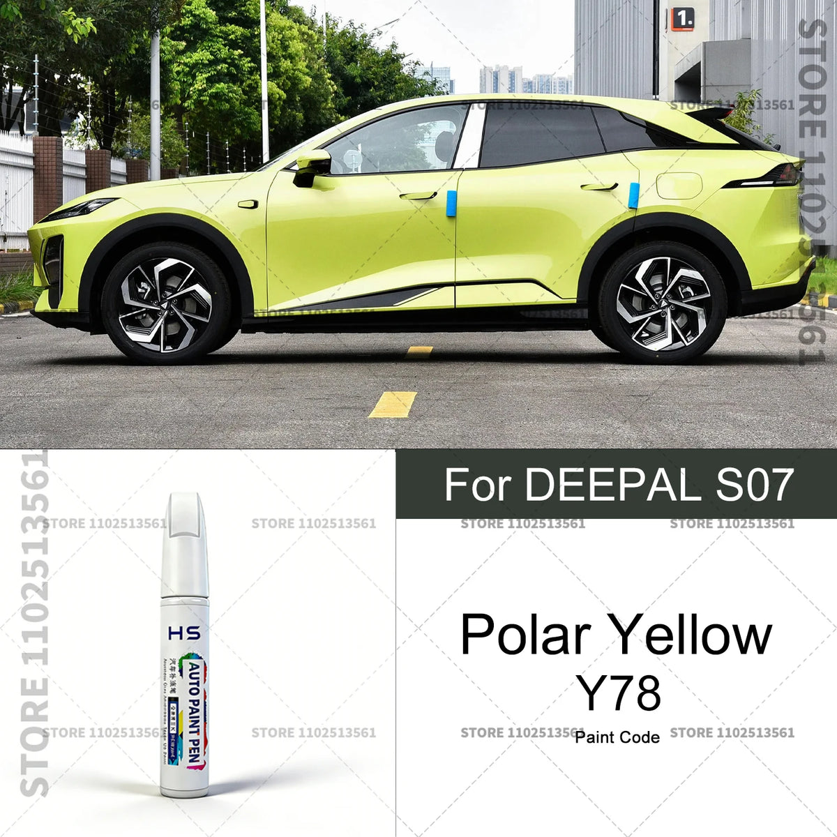 For DEEPAL S07 Car Paint Repair Pen Touch Up Scratch Remover DIY Auto Accessories Ora lifestyle view