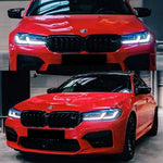 Car LED Headlight+Tail Light Assemblies For BMW F10 F18 2010-2017-2023 Auto Fog DRL additional angle