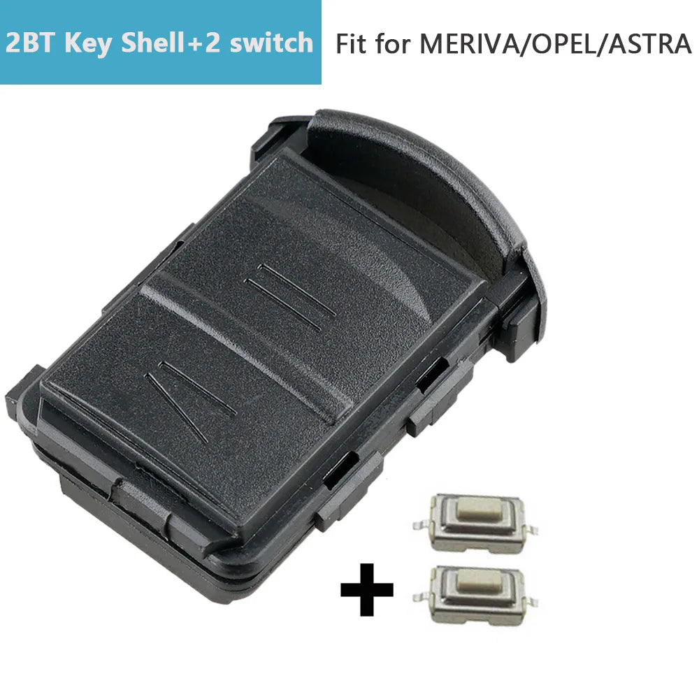 2 Buttons Car Key Remote Control Housing Replacement Fit for OPEL AGILA MERIVA CORSA_C close-up view