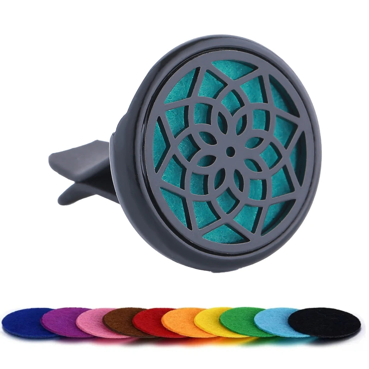 Refillable Car Air Freshener | Vent Clip Diffuser with 10 Gaskets lifestyle view